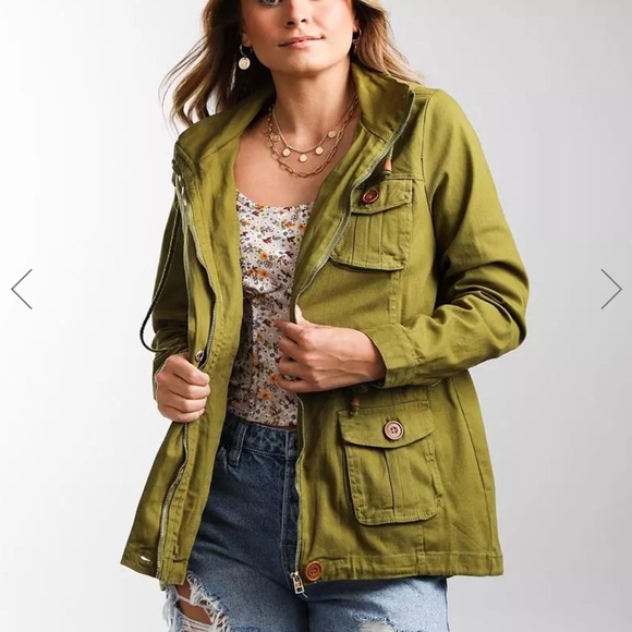 1 SUNSET LANE Lightweight Hooded Jacket - Picture 1 of 11